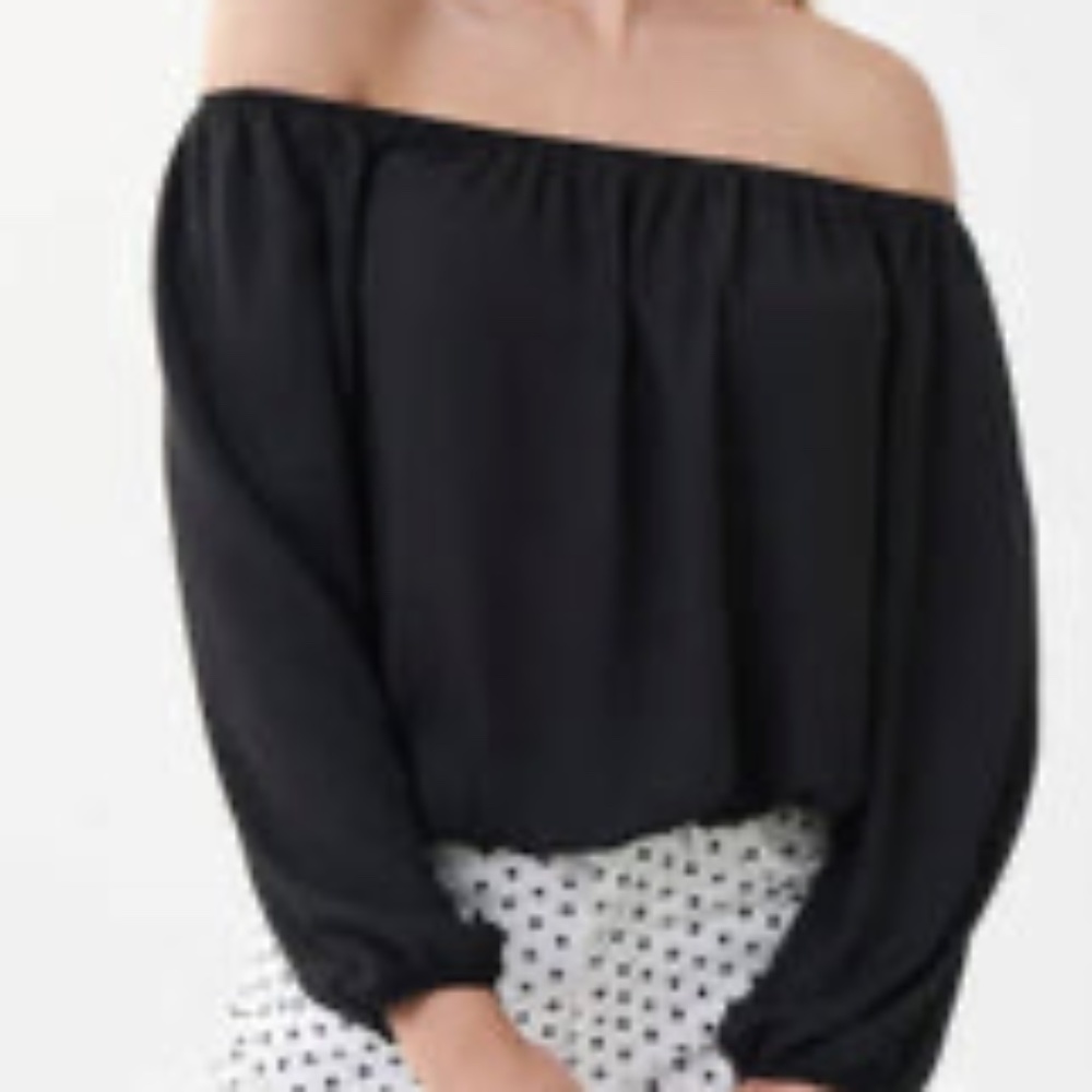 Joseph Ribkoff off the shoulder blouse Sz 2